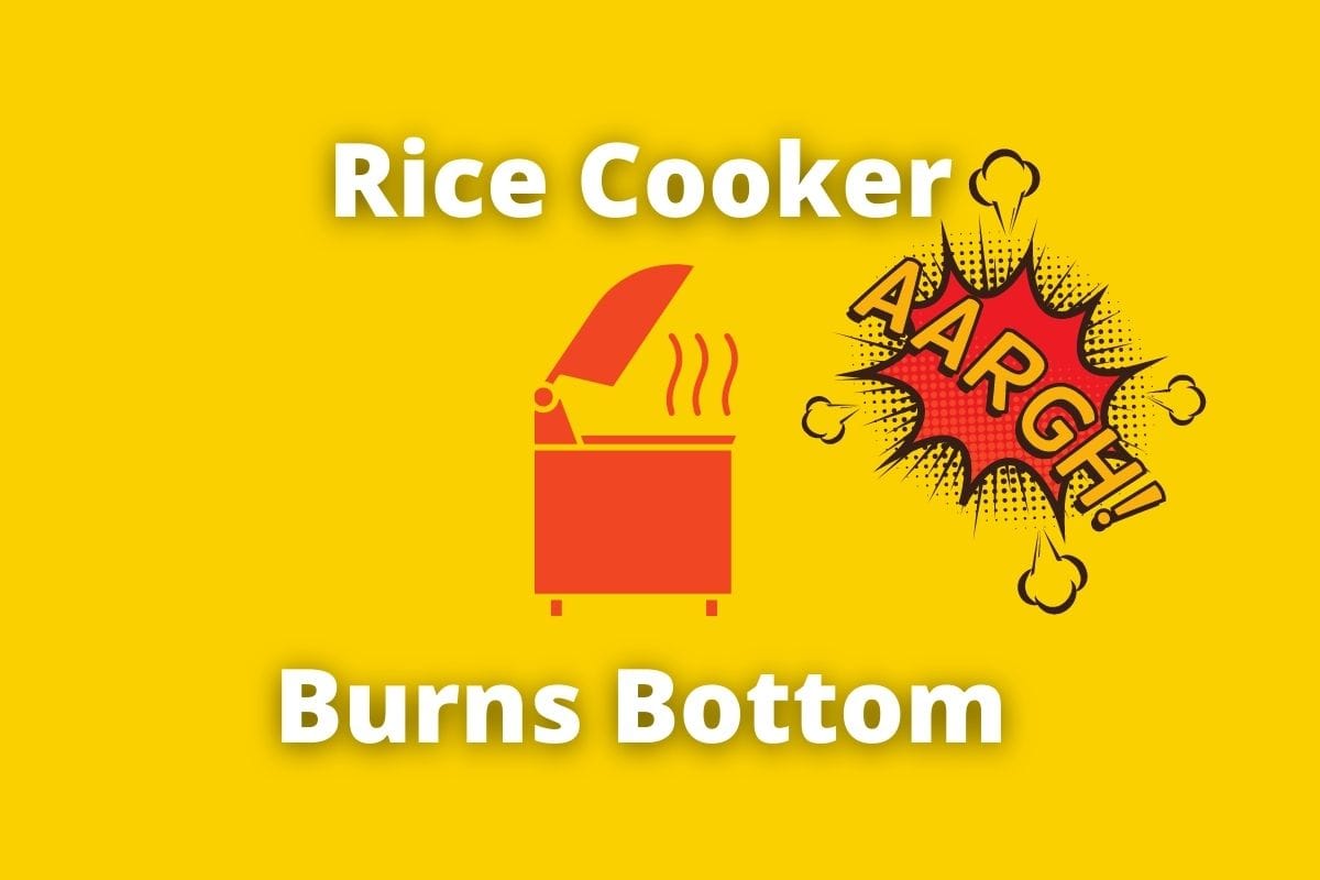 rice cooker burns bottom