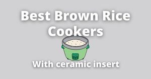 Brown Rice Cookers with Teflon Free Inserts