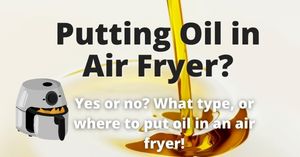Solved: Putting Oil in Air Fryer, Best Answers