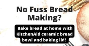Ceramic Mixing Bowl And Lid For No Fuss Bake Bread At Home