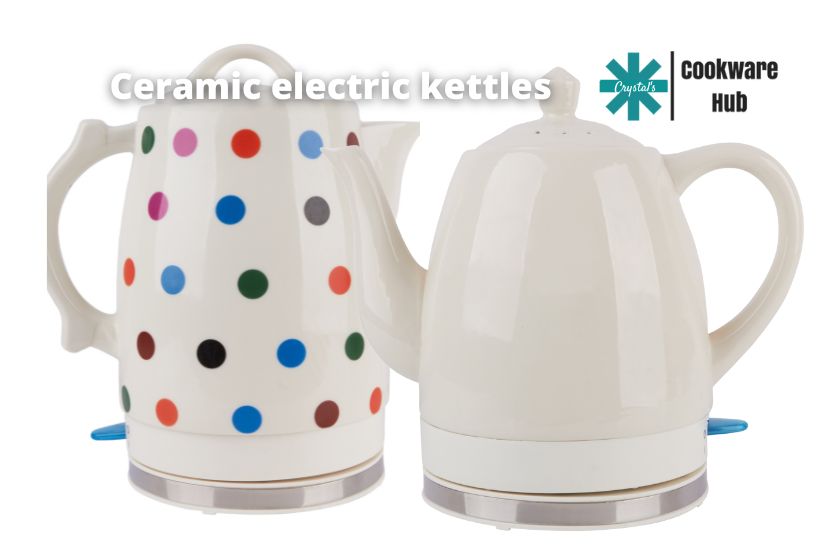 appeal of ceramic electric kettles, two ceramic electric kettles appearing stylish