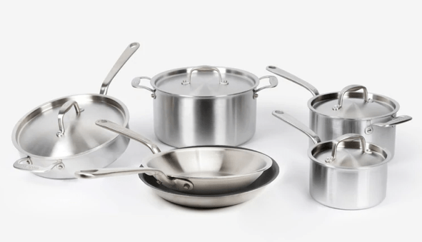 Stainless steel pan by Made In